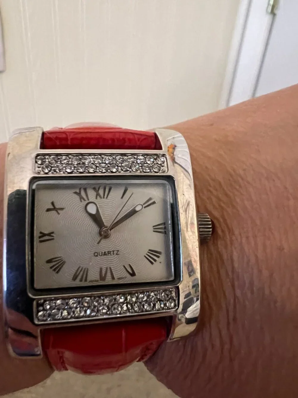 Watch – Rectangular Face, New Battery & Band